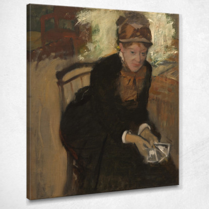 Maria Cassatt Edgar Degas edg211 quadro stampato su tela