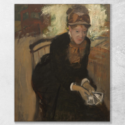 Maria Cassatt Edgar Degas edg211 quadro stampato su tela