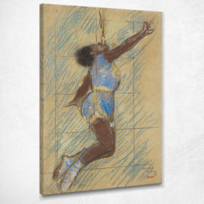 La Signorina Lala Al Circo Fernando Edgar Degas edg212 quadro stampato su tela