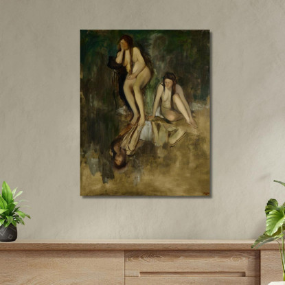 La Signorina Fiocre Nel Balletto La Source Edgar Degas edg213 quadro stampato su tela