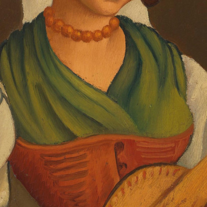 Ragazza Con Mandolino Da Gino Severini Mark Gertler mgr7 quadro stampato su tela