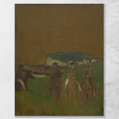 Giro Mattutino Edgar Degas edg214 quadro stampato su tela