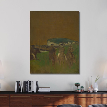 Giro Mattutino Edgar Degas edg214 quadro stampato su tela