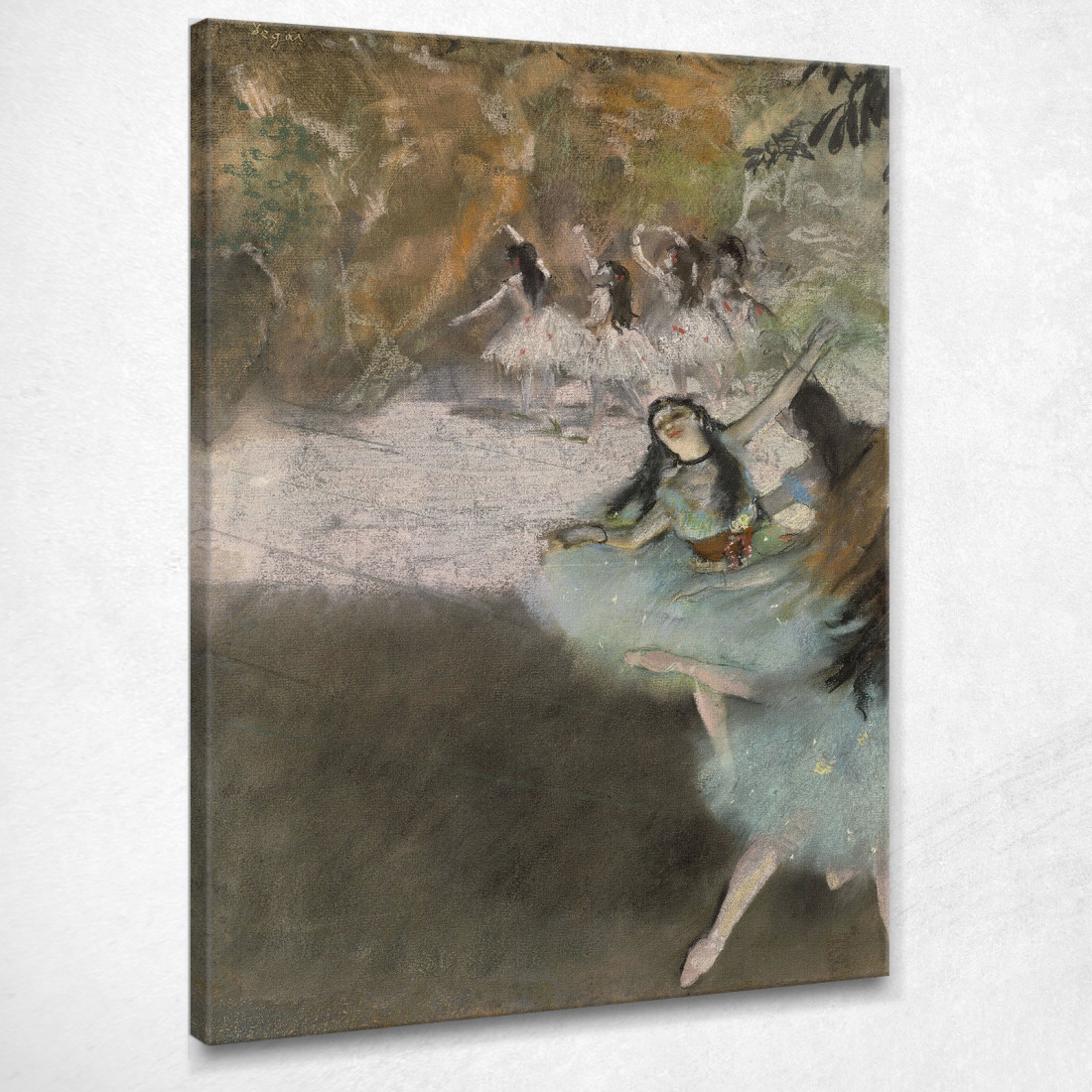 Sul Palco Edgar Degas edg220 quadro stampato su tela