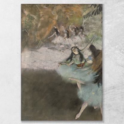 Sul Palco Edgar Degas edg220 quadro stampato su tela