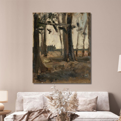 Bordo Della Foresta Nikolai Triik ntr22 quadro stampato su tela