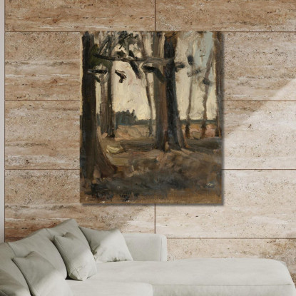 Bordo Della Foresta Nikolai Triik ntr22 quadro stampato su tela