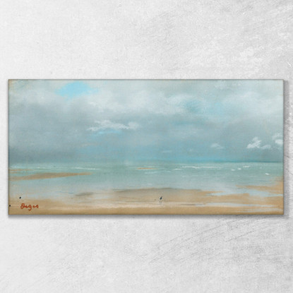 Spiaggia Con La Bassa Marea Edgar Degas edg222 quadro stampato su tela