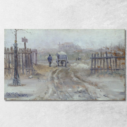 Paesaggio Francese Nils Kreuger nkr17 quadro stampato su tela