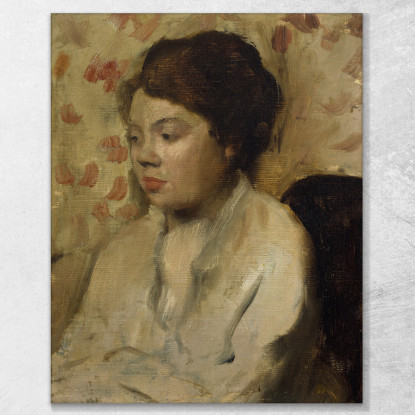 Ritratto Di Una Giovane Donna Edgar Degas edg229 quadro stampato su tela