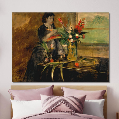 Ritratto Di Estelle Musson Degas Edgar Degas edg230 quadro stampato su tela