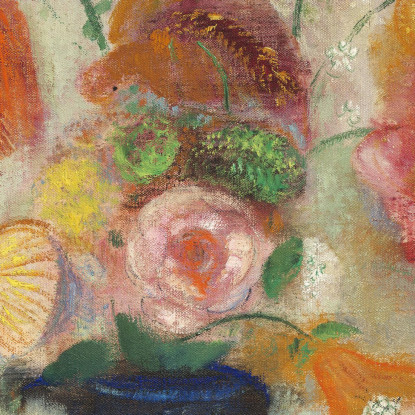 Grande Vaso Con Fiori Odilon Redon ord37 quadro stampato su tela