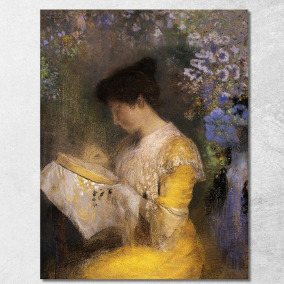 Madame Arthur Fontaine Marie Escudier Odilon Redon ord43 quadro stampato su tela