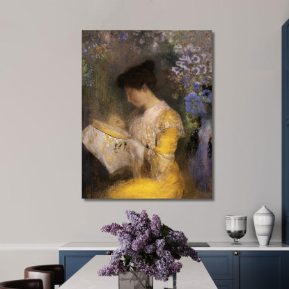 Madame Arthur Fontaine Marie Escudier Odilon Redon ord43 quadro stampato su tela