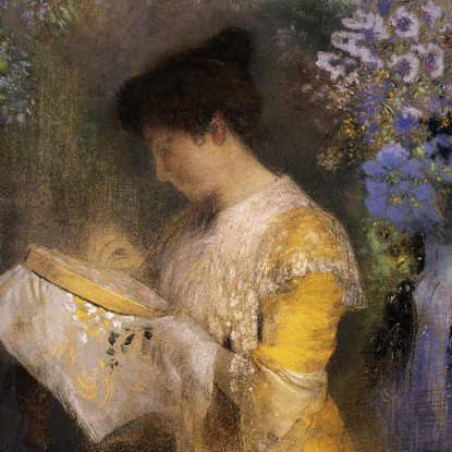 Madame Arthur Fontaine Marie Escudier Odilon Redon ord43 quadro stampato su tela