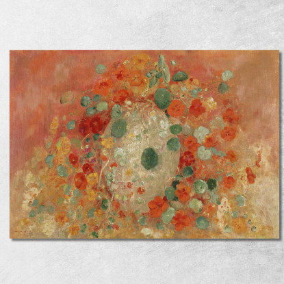 Nasturzi Odilon Redon ord46 quadro stampato su tela