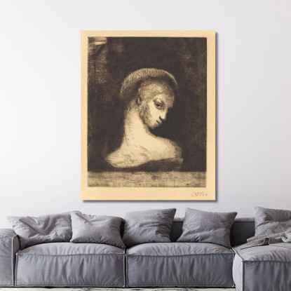 Perversità Perversa Odilon Redon ord55 quadro stampato su tela