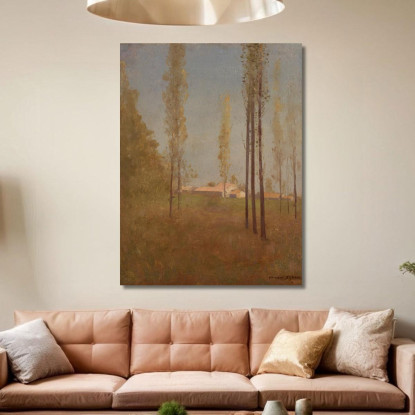 Pioppi A Peyrelebade Odilon Redon ord56 quadro stampato su tela