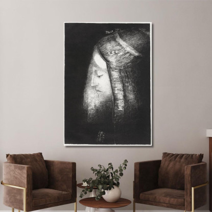 Profilo Di Luce Odilon Redon ord58 quadro stampato su tela