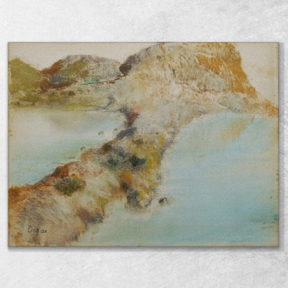 Costa Rocciosa Edgar Degas edg240 quadro stampato su tela