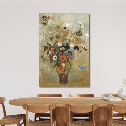 Natura Morta Con Fiori Odilon Redon ord67 quadro stampato su tela
