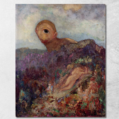 Il Ciclope Odilon Redon ord71 quadro stampato su tela