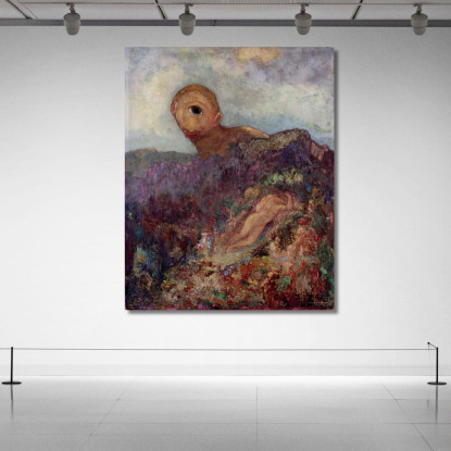 Il Ciclope Odilon Redon ord71 quadro stampato su tela