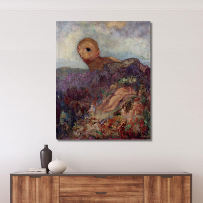 Il Ciclope Odilon Redon ord71 quadro stampato su tela