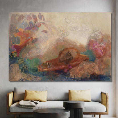 La Morte Di Orfeo Odilon Redon ord72 quadro stampato su tela