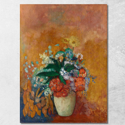 Vaso Di Fiori 2 Odilon Redon ord86 quadro stampato su tela