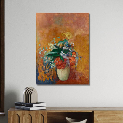 Vaso Di Fiori 2 Odilon Redon ord86 quadro stampato su tela