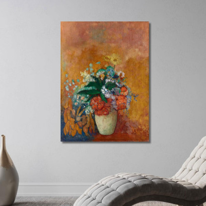 Vaso Di Fiori 2 Odilon Redon ord86 quadro stampato su tela