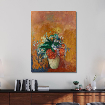 Vaso Di Fiori 2 Odilon Redon ord86 quadro stampato su tela