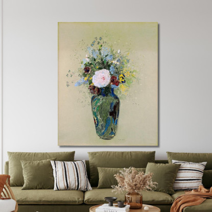 Vaso Di Fiori 4 Odilon Redon ord88 quadro stampato su tela