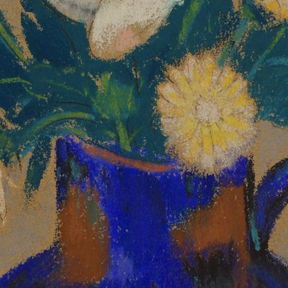 Vaso Di Fiori Odilon Redon ord89 quadro stampato su tela