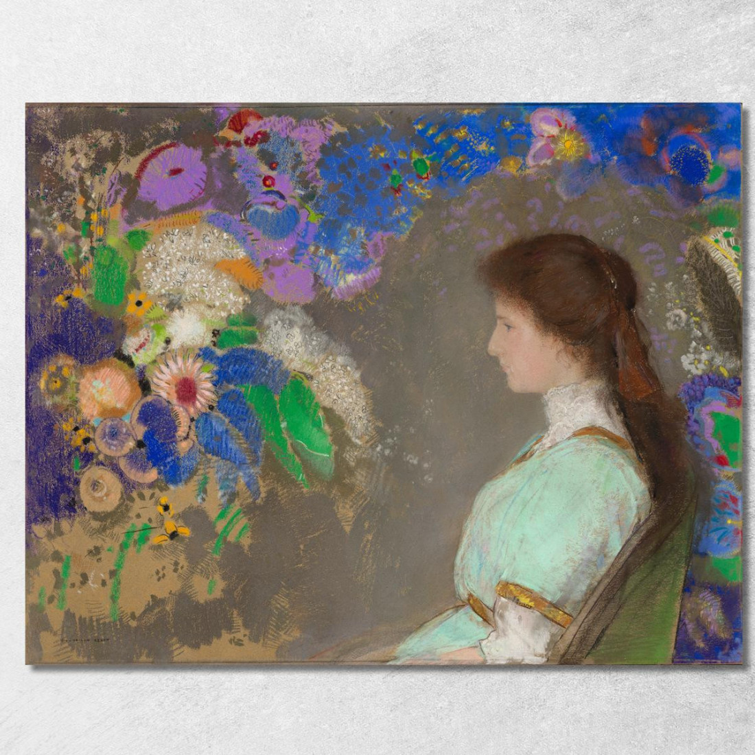 Violetta Heymann Odilon Redon ord91 quadro stampato su tela