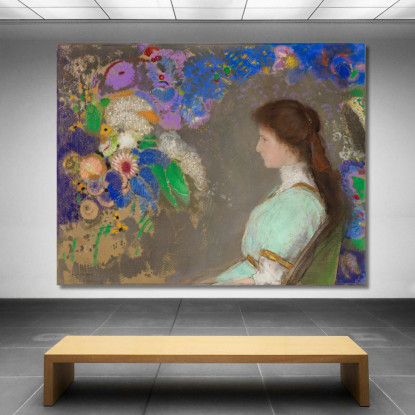 Violetta Heymann Odilon Redon ord91 quadro stampato su tela