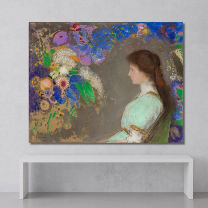 Violetta Heymann Odilon Redon ord91 quadro stampato su tela