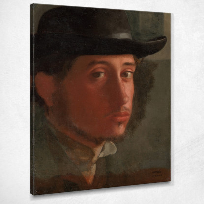 Auto Ritratto Edgar Degas edg246 quadro stampato su tela