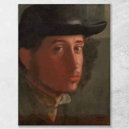 Auto Ritratto Edgar Degas edg246 quadro stampato su tela