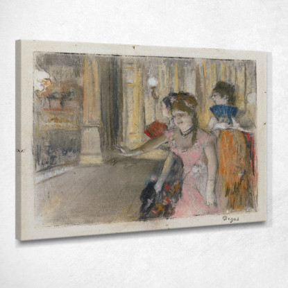 Cantanti Sul Palco Edgar Degas edg247 quadro stampato su tela