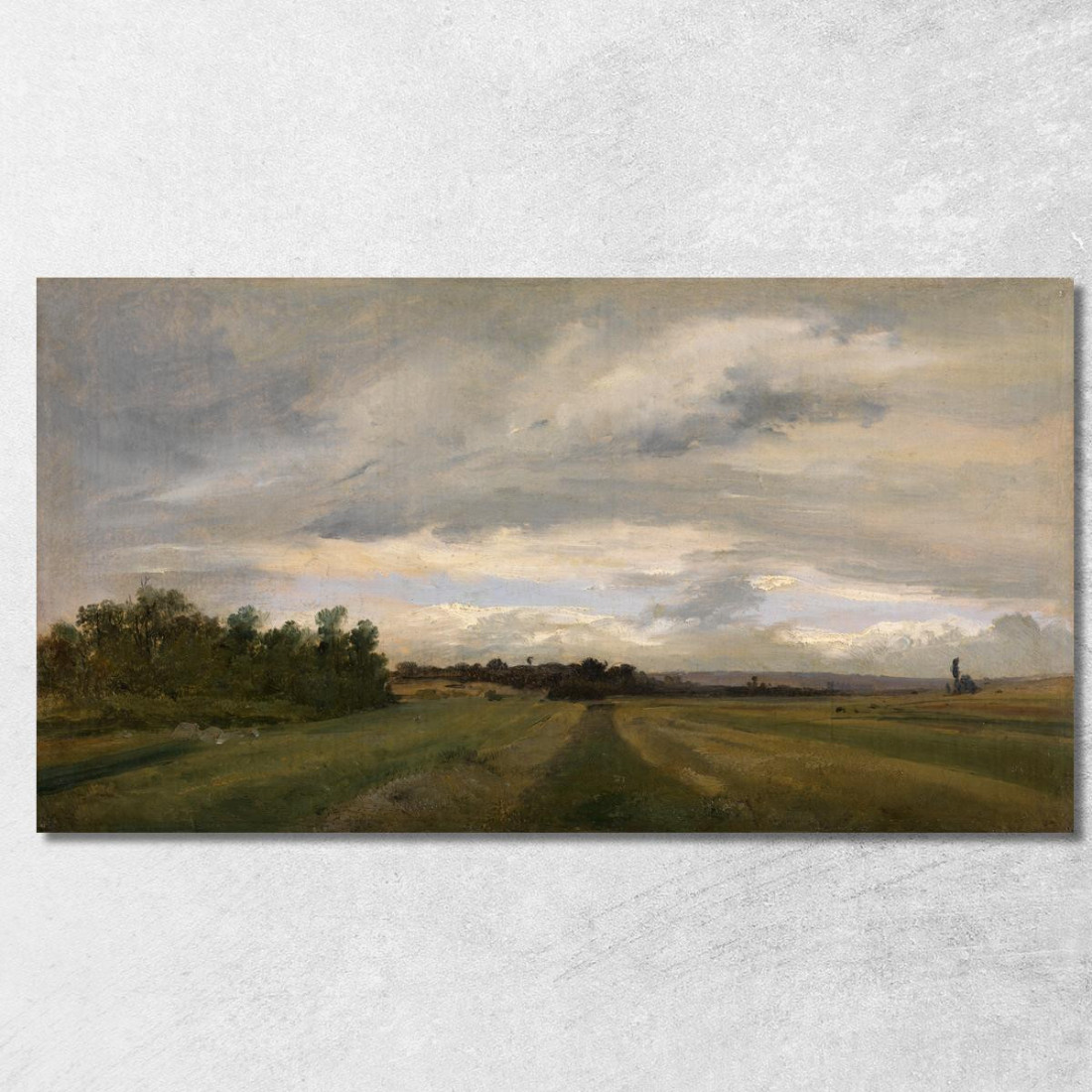 Paesaggio Théodore Rousseau trs23 quadro stampato su tela