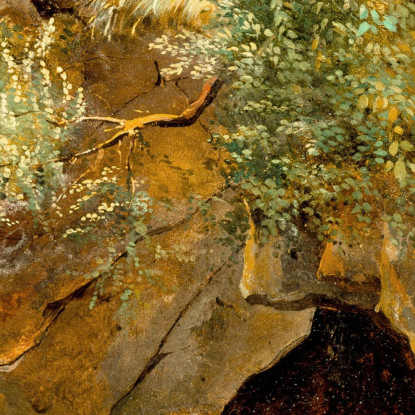 La Grotta Théodore Rousseau trs35 quadro stampato su tela