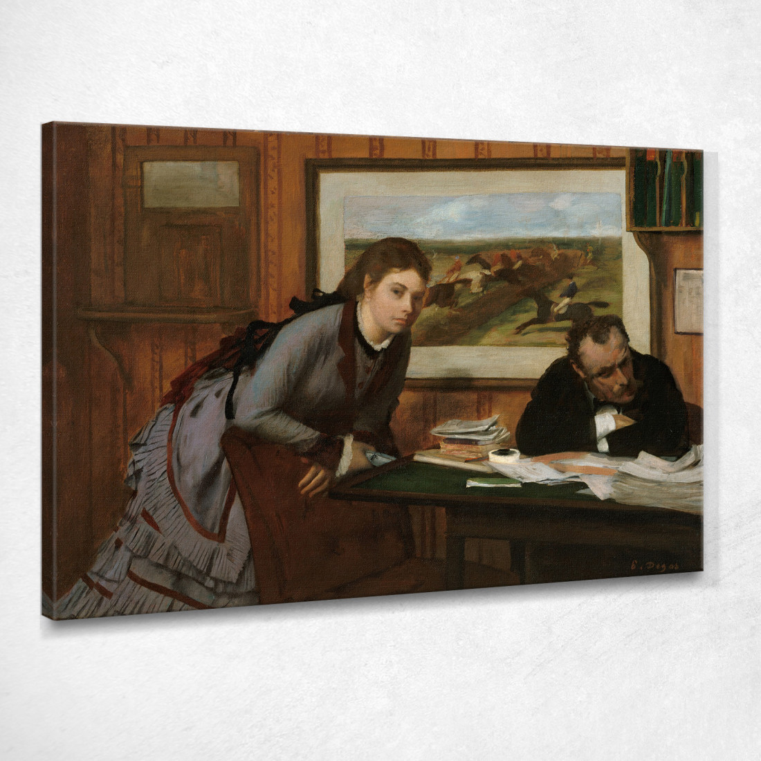 Imbronciato Edgar Degas edg254 quadro stampato su tela