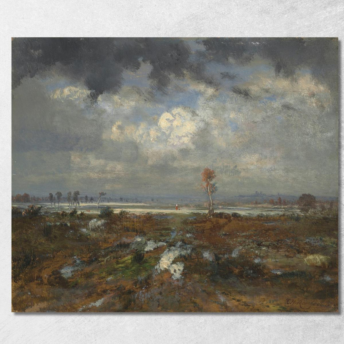 Vista Delle Colline Di Montmartre Théodore Rousseau trs51 quadro stampato su tela