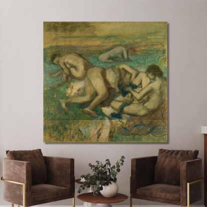 I Bagnanti Edgar Degas edg258 quadro stampato su tela