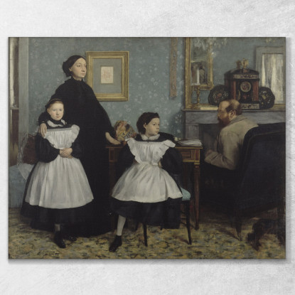 La Famiglia Bellelli Edgar Degas edg259 quadro stampato su tela