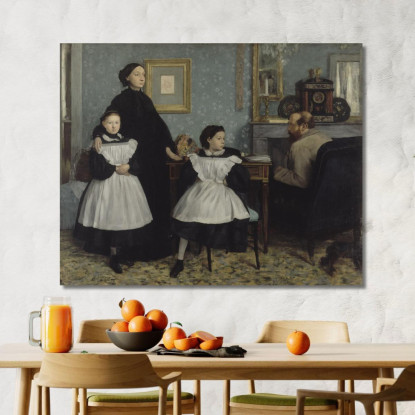 La Famiglia Bellelli Edgar Degas edg259 quadro stampato su tela