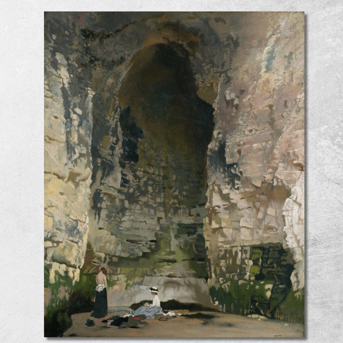 Grotta Di Digby N. 1 William Orpen wrp3 quadro stampato su tela