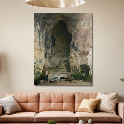 Grotta Di Digby N. 1 William Orpen wrp3 quadro stampato su tela